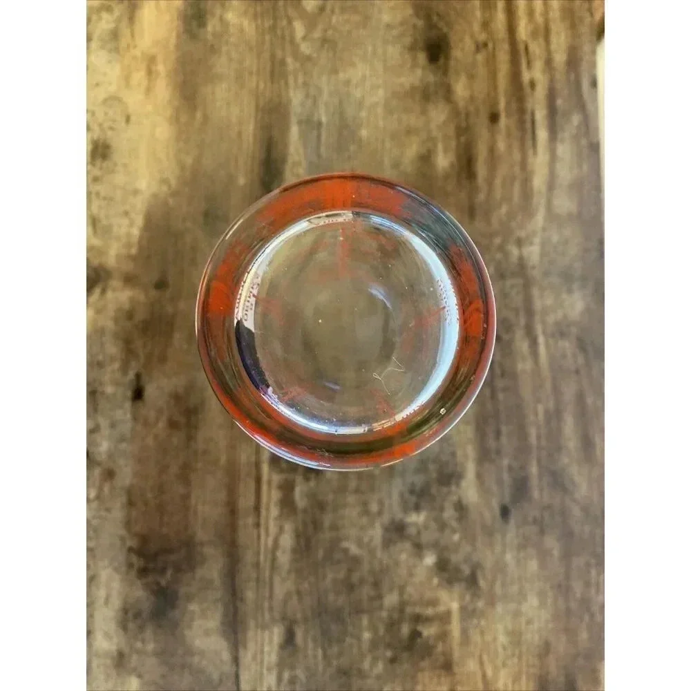 Vintage Glass Cocktail Mixed Drink Recipe Shaker Bar Mixer Retro Mad Men Style